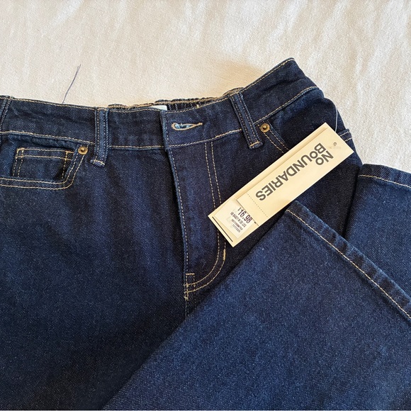 NWT - No Boundaries Dark Blue Flare Jeans - Picture 3 of 8